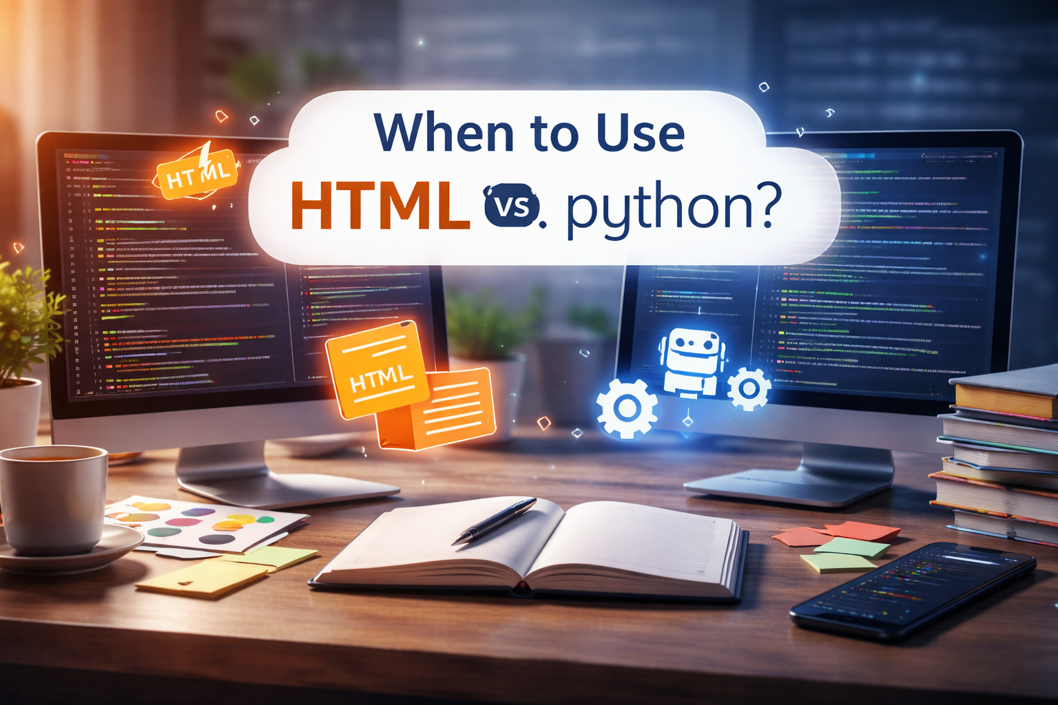 When Should You Use HTML and When Should You Use Python in Real ...